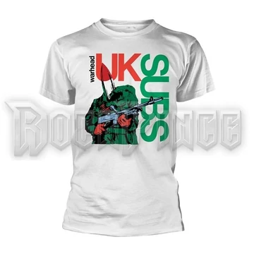 UK SUBS - WARHEAD (WHITE) - Unisex póló - PH12517