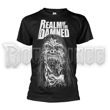 REALM OF THE DAMNED - LOGO &amp; BALAUR (BLACK) - Unisex póló - PH9597