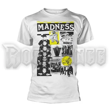 MADNESS - CUTTINGS 2 (WHITE) - Unisex póló - PHD12178