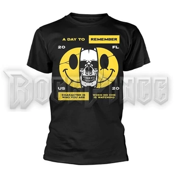 A DAY TO REMEMBER - CHARACTER (BLACK) - Unisex póló - PHD12258