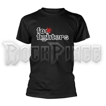 FOO FIGHTERS - LOGO (BLACK) - Unisex póló - RTFFI1058