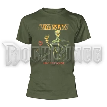 NIRVANA - REFORMANT INCESTICIDE (GREEN) - Unisex póló - RTNIR124