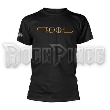 TOOL - GOLD ISO (BLACK) - Unisex póló - RTTOO064