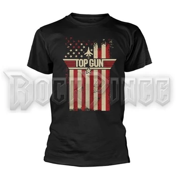 TOP GUN - FLAG - Unisex póló - XYZW19040