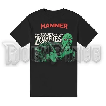 HAMMER HORROR - THE PLAGUE OF THE ZOMBIES - Unisex póló - XYZW190467