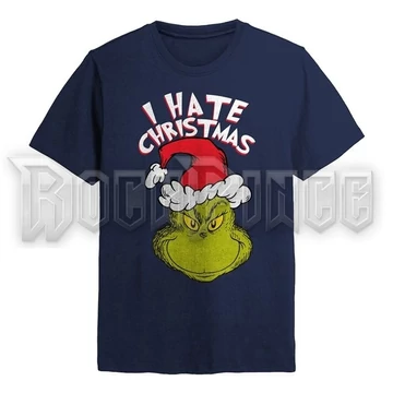 GRINCH, THE - I HATE XMAS (NAVY) - XYZW201303 - Unisex póló