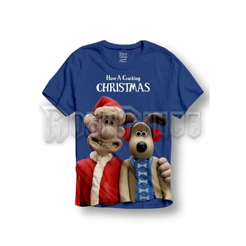 WALLACE AND GROMIT - CRACKIN CHRISTMAS - XYZW201304 - Unisex póló