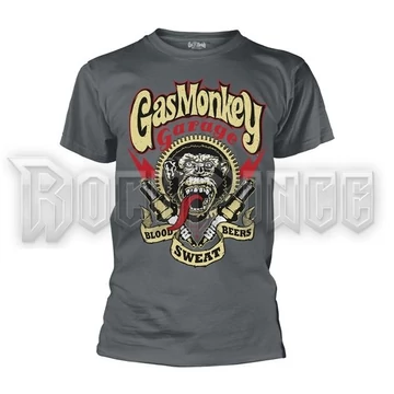 GAS MONKEY GARAGE - SPARK PLUGS (CHARCOAL) - Unisex póló - XYZW201602