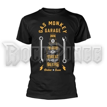 GAS MONKEY GARAGE - WORK &amp; PLAY (BLACK) - Unisex póló - XYZW201607