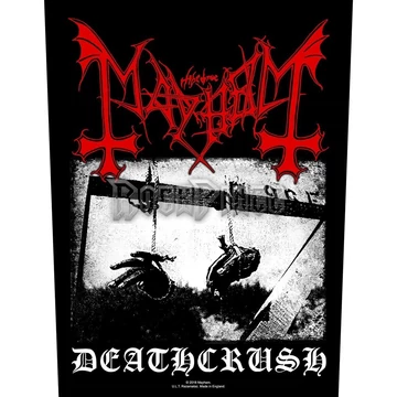 MAYHEM - DEATHCRUSH - hátfelvarró - BP1097