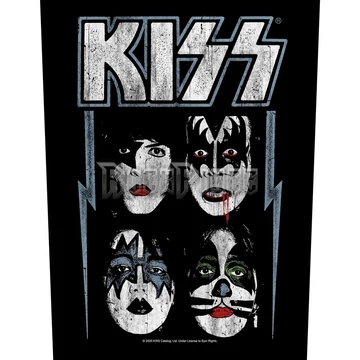 KISS - FACES - hátfelvarró - BP1196