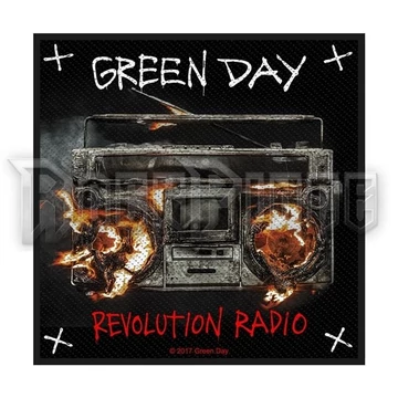 GREEN DAY - REVOLUTION RADIO - kisfelvarró - SP2933