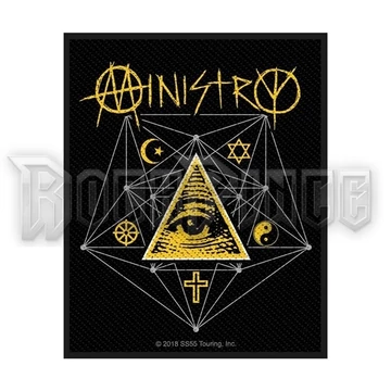 MINISTRY - ALL SEEING EYE - kisfelvarró - SP2986