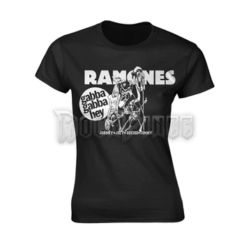 RAMONES - GABBA GABBA HEY CARTOON - Női póló - BILMAR00567G