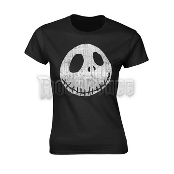 NIGHTMARE BEFORE CHRISTMAS, THE - CRACKED FACE - női póló - BILNBC00015G