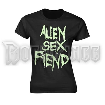 ALIEN SEX FIEND - LOGO (GLOW) - Női póló - PH11998G