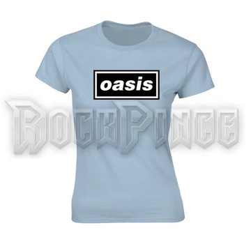 OASIS - DECCA LOGO (LIGHT BLUE) - Női póló - PHDOASGSSBDEC