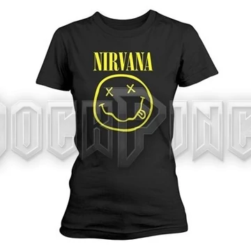 NIRVANA - SMILEY LOGO - Női póló - RTNIR010