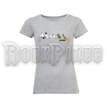 MOOMINS - TRAIL LADIES (GREY) - Női póló - XYZW192686
