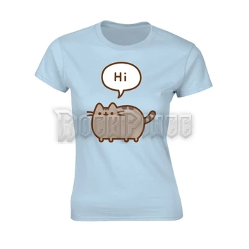 PUSHEEN - HI/BYE (BLUE) - Női póló - PH11053G