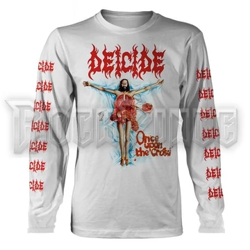 DEICIDE - ONCE UPON THE CROSS (WHITE) - Hosszú ujjú póló - PH12684LS