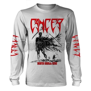 CANCER - DEATH SHALL RISE (WHITE) - Hosszú ujjú póló - PH11658LS