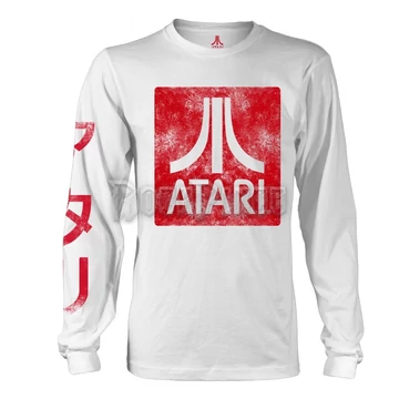 ATARI - BOX LOGO WHITE - Hosszú ujjú póló - PH10364LS