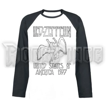 LED ZEPPELIN - USA 77 - Hosszú ujjú póló - RTLZEBBWBUSA