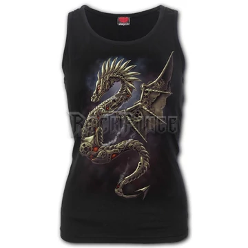 DRAGON COGS - Razor Back Top Black - T204G058