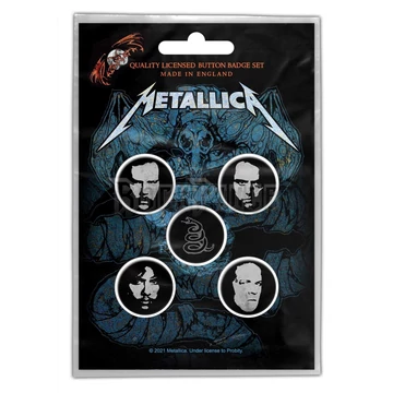 METALLICA - WHEREVER I MAY ROAM - 5 db-os kitűző szett - BB085