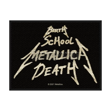 METALLICA - BIRTH, SCHOOL, METALLICA, DEATH - kisfelvarró - SP3189