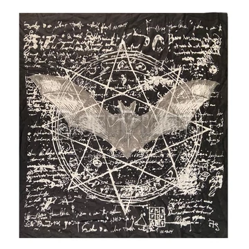 Black Sinner Pentagram Bat - pamut kendő 100x100 cm - ART4202