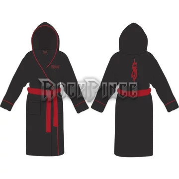 SLIPKNOT - LOGO &amp;amp; TRIBAL S - unisex fürdőköpeny - SKROBE01MB