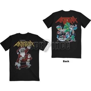 Anthrax - Vintage Christmas - Unisex Póló - ANTHTEE29MB
