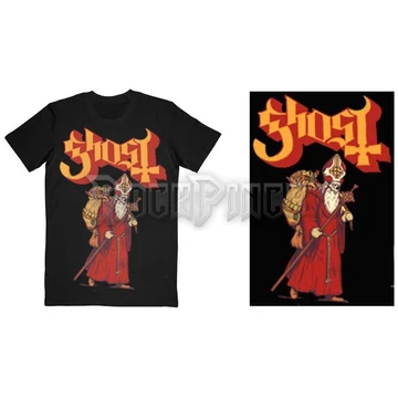 GHOST - GREETINGS FROM PAPA NOEL - unisex póló - GHOTEE34MB