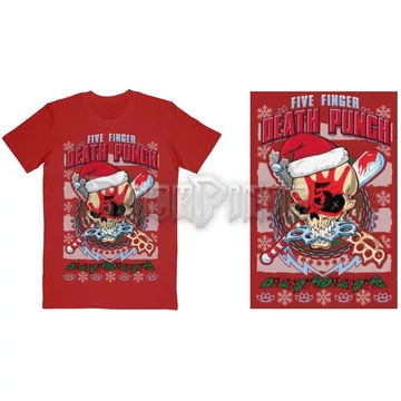 FIVE FINGER DEATH PUNCH - ZOMBIE KILL XMAS - unisex póló - FFDPTS37MR