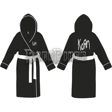 KORN: LOGO - unisex fürdőköpeny - KORNROBE01MB