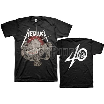 Metallica - 40th Anniversary Garage - Unisex Póló - METTS55MB