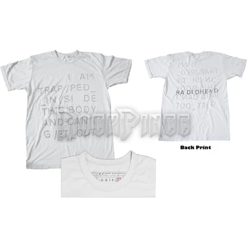 Radiohead - Trapped - Unisex Póló - RHTS03MW