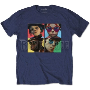 GORILLAZ - HUMANZ - unisex póló - GORTS05MN