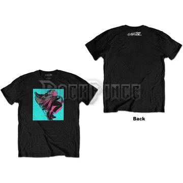 GORILLAZ - NOW NOW LOGO - unisex póló - GORTS06MB