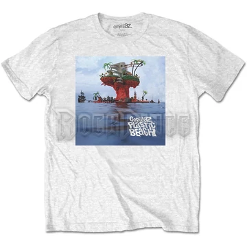 GORILLAZ - PLASTIC BEACH - unisex póló - GORTS07MW