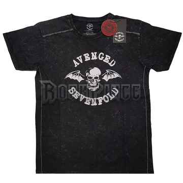 Avenged Sevenfold - Logo - Unisex Póló - ASSWASH01MB