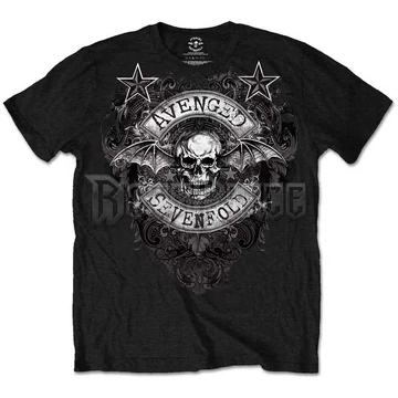 AVENGED SEVENFOLD - STARS FLOURISH - unisex póló - ASTS25MB