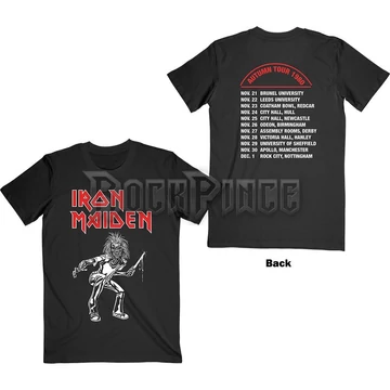 Iron Maiden - Autumn Tour 1980 - Unisex Póló - IMTEE119MB