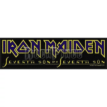 IRON MAIDEN - SEVENTH SON LOGO (Superstrip) - kisfelvarró - SSR192