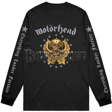 MOTÖRHEAD - EVERYTHING LOUDER FOREVER - unisex hosszú ujjú póló - MHEADLST60MB