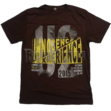 U2 - I+E London Event 2015 - Unisex Póló - U2TOURTS07MBR
