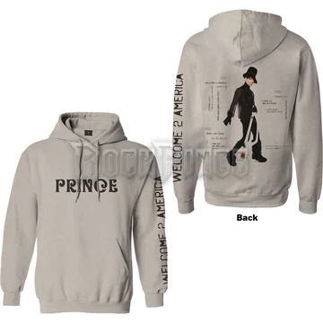 PRINCE - TRACK LIST - unisex kapucnis pulóver - PRINHD27MNAT