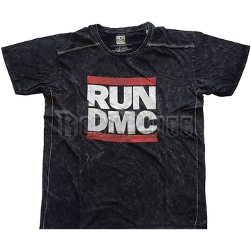 RUN DMC - LOGO - unisex póló - RDMCSWASH01MB